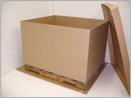 Pallet Box with Separate Lid and Base 800x700x580mm (32x28x23 inch)
