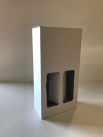 2 Bottle Wine Box, 160x320x75mm